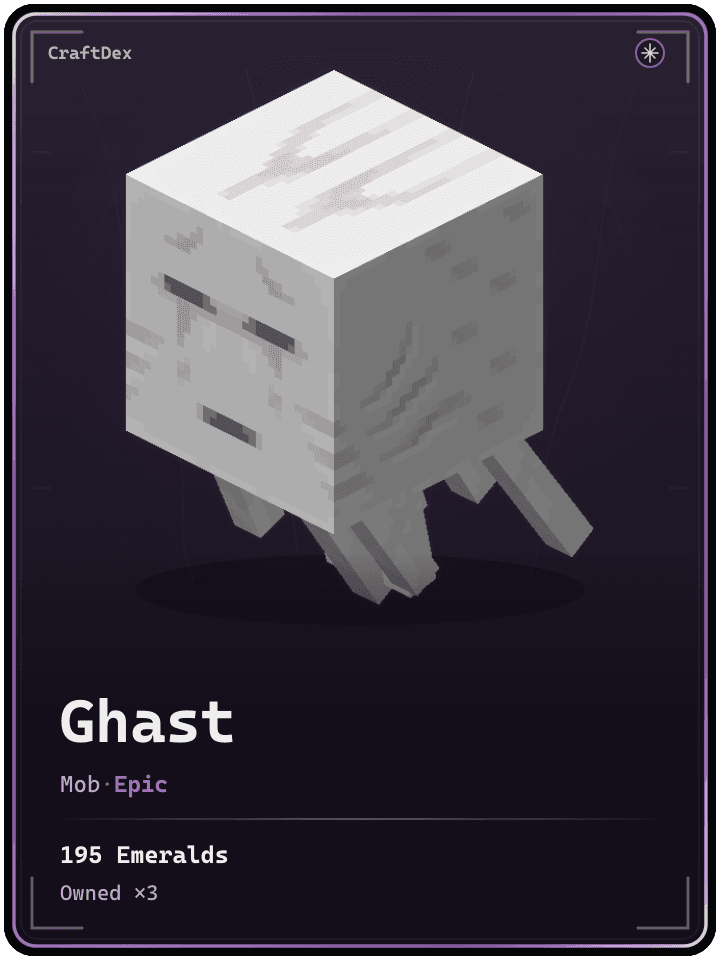 CraftDex epic collectible card