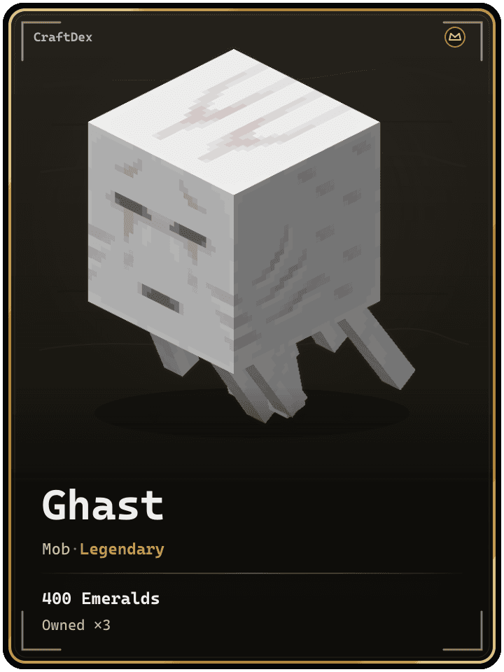 CraftDex legendary collectible card